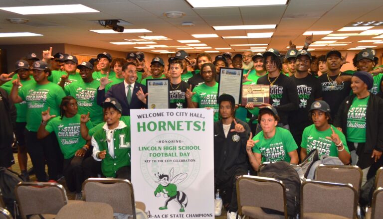 Lincoln High’s Hornets Awarded the City’s Highest Honor