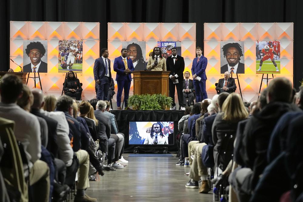 Virginia honors slain players in memorial service on campus The San