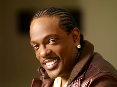 Closeup shot of Charlie Wilson smiling