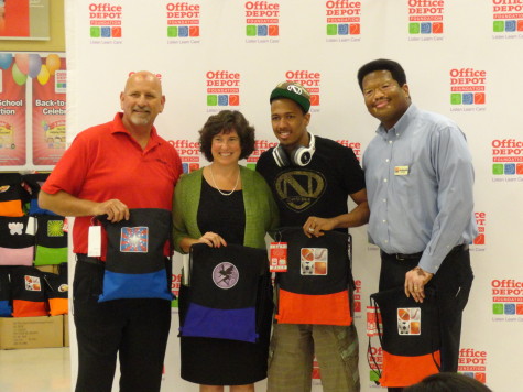 Nick Cannon and Office Depot Help San Diego-Area Children