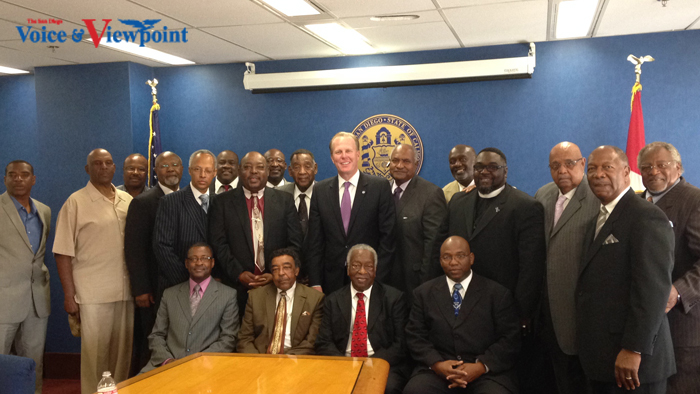 Mayor Faulconer Meets with African American Clergy