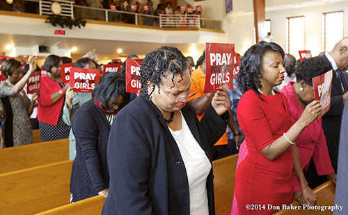 Nearly 3,000 Members of Historic Black Church Celebrate Mother’s Day with Prayer Vigils in Support of #Bring Back Our Girls
