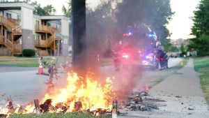 Fire Destroys Michael Brown Memorial in Ferguson