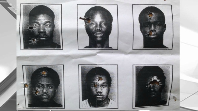 Florida police use images of black men for target practice