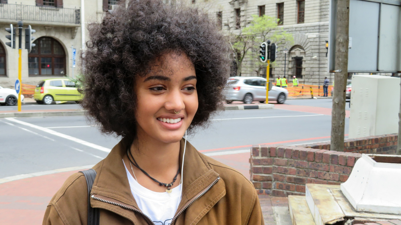 Zia Simpson, Student And Sales Assistant In Cape Town