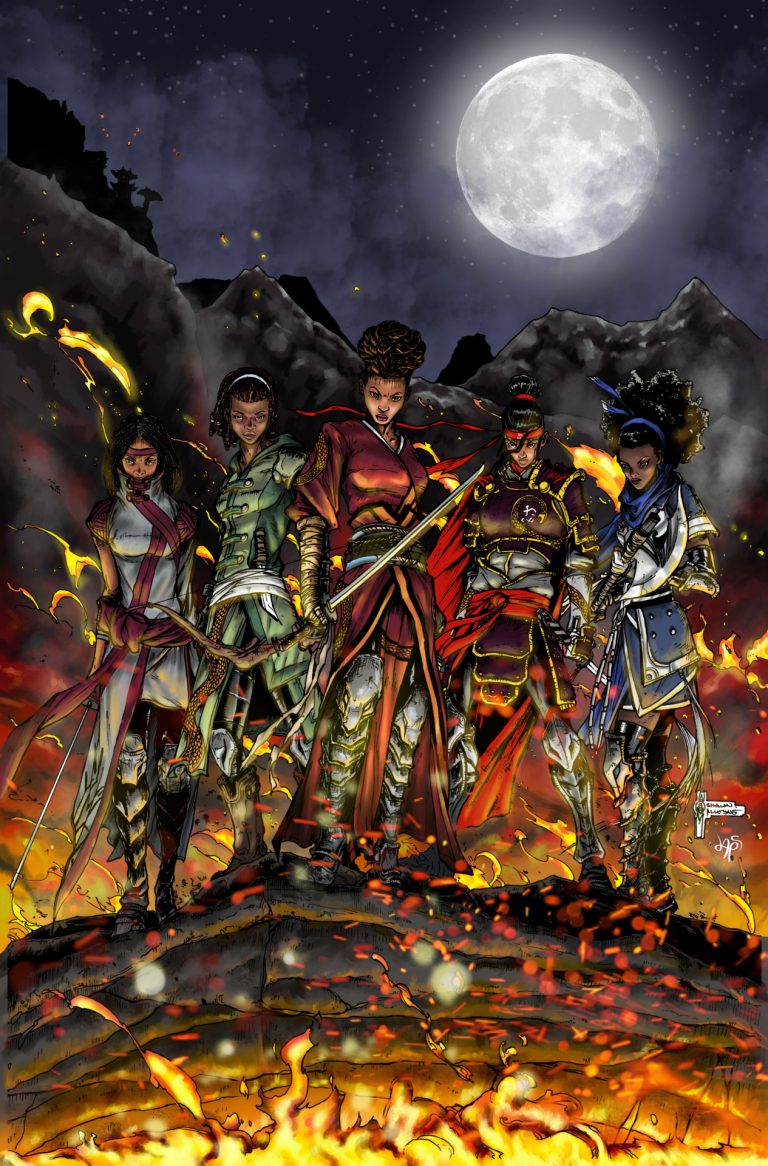 New Graphic Novel Series Features Five Black Female Martial Arts Warriors