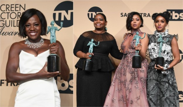 ‘Hidden Figures’ cast, Viola Davis take gold at SAG Awards