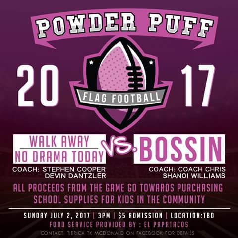 Powder Puff Football Game to Promote Empowerment and Charity