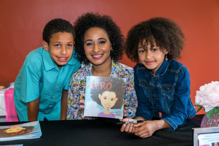 Local Author Shows the Beauty of Bright Skin and Afros in Children’s Book Launch