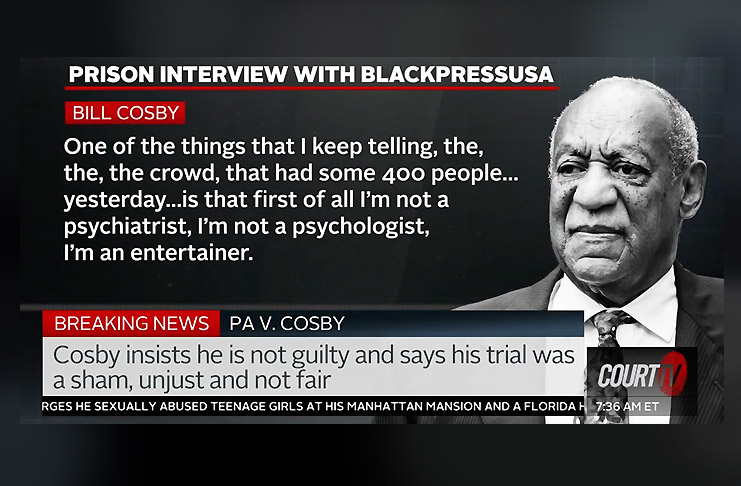 Bill Cosby Spoke from Prison and the Whole World Listened