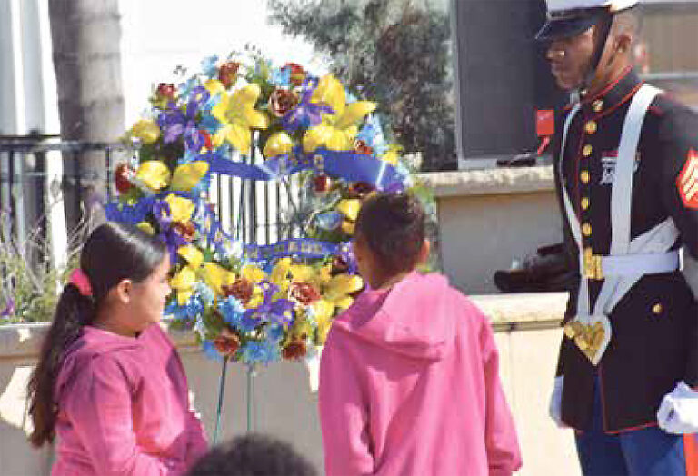Broadway Heights Community Celebrates Dr. King with Wreath Laying