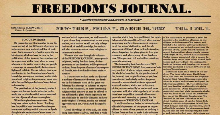 Black Press of America Celebrates 193 Years of Freedom-Fighting Journalism