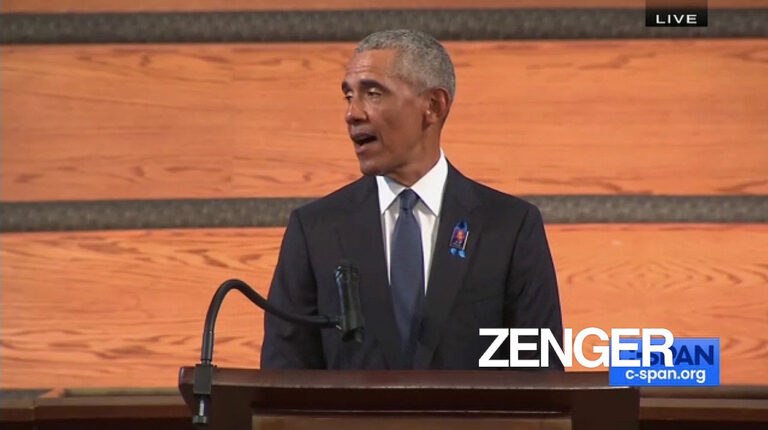 WATCH: Obama Eulogizes John Lewis