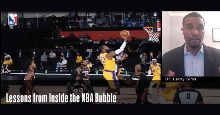 A Bubble of Knowledge: COVID-19 Task Force and Officials Learn Lesson from the NBA