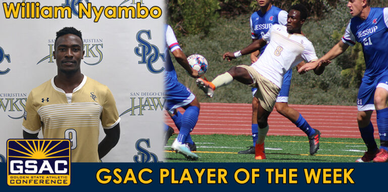 William Nyambo Named GSAC Offensive Player of the Week