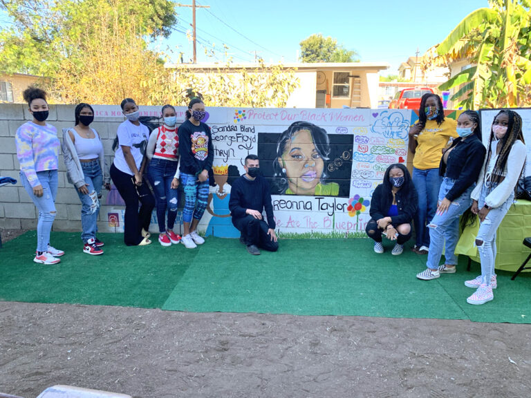 Black Girls United Unveil Mural of Breonna Taylor