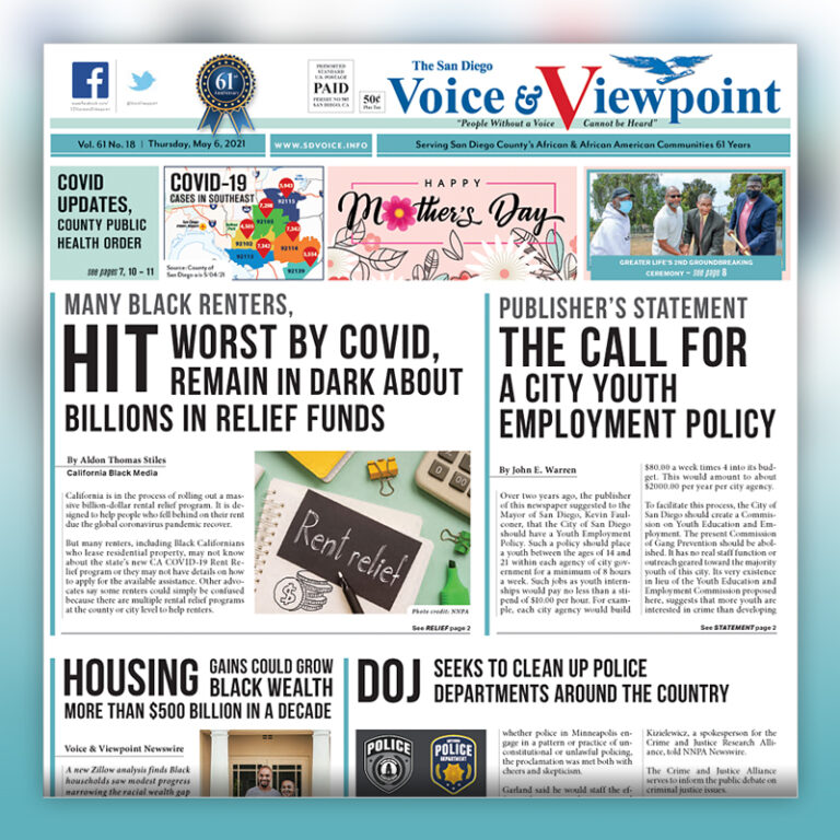 This Week’s Paper – Thursday, May 6, 2021