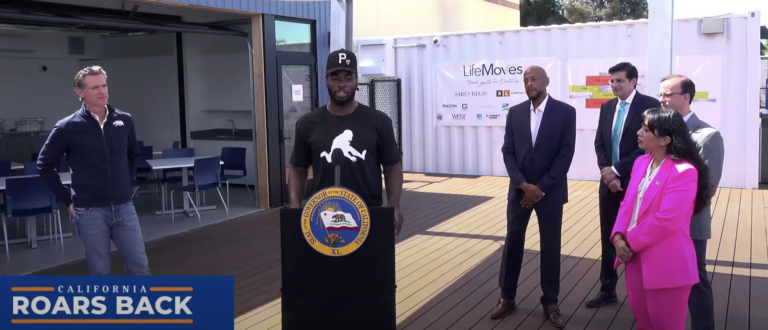 Cali-Born Steelers Rookie Joins Gov. Newsom’s Efforts Against Homelessness and Hunger