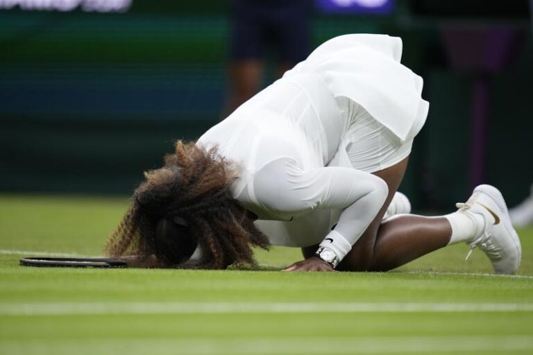 ‘Sad story’: An injured Serena Williams is out of Wimbledon