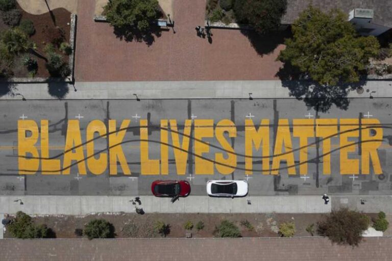 2 Arrested Over Allegedly Defacing BLM Mural in California