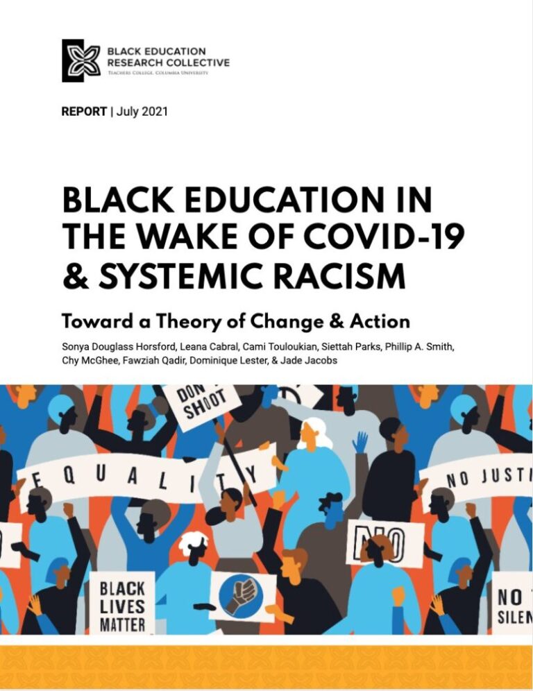New Research Demonstrates Double Impact of Covid-19 and Systemic Racism on Black Students; Suggests Policy Changes to Advance Racial Equity