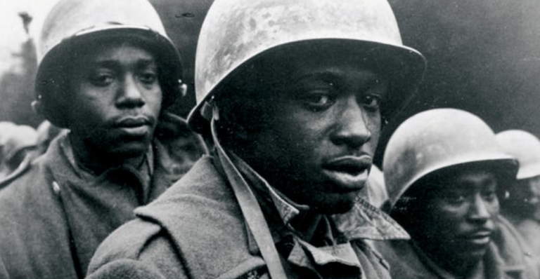 A photo of Black veterans during their service