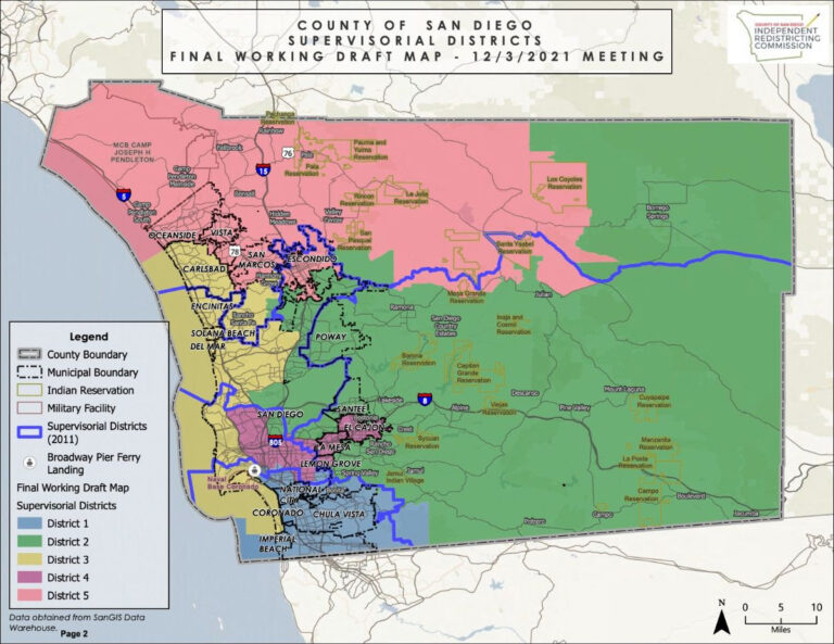 Final San Diego Redistricting Commission Meeting to be Held