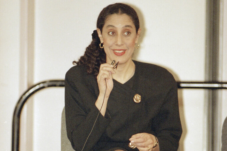 Lani Guinier speaks at the annual meeting of the American Society of Newspaper Editors