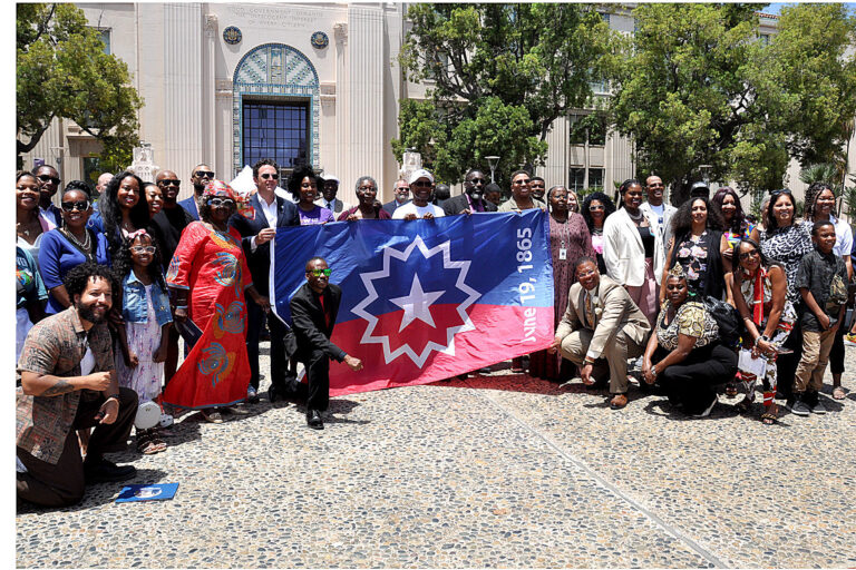 Juneteenth Flag Raised at County Admin Center For First Time