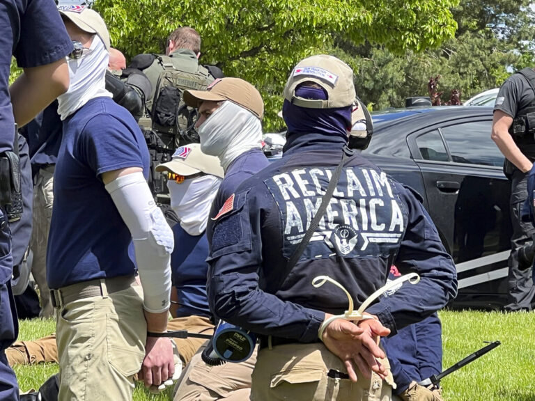 Patriot Front leader among those arrested near Idaho Pride