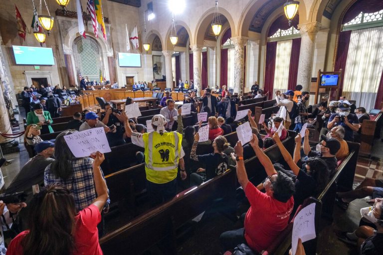 Los Angeles councilmen resist resignation in racism scandal
