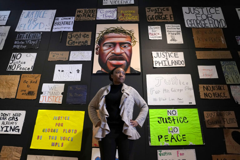 Finding Meaning in George Floyd’s Death Through Protest Art Left at His Murder Site