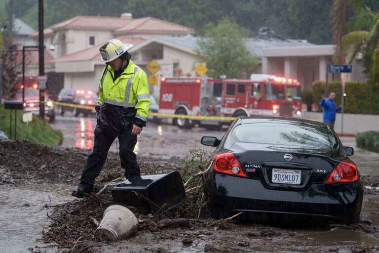 Deadly Storm in Southern California Triggers Hundreds of Mudslides and Floods Roads, and Rain is Still Falling