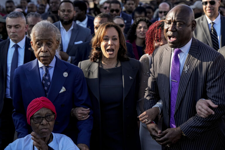 Kamala Harris leads Bloody Sunday Memorial as Marchers’ Voices Ring out for Voting Rights