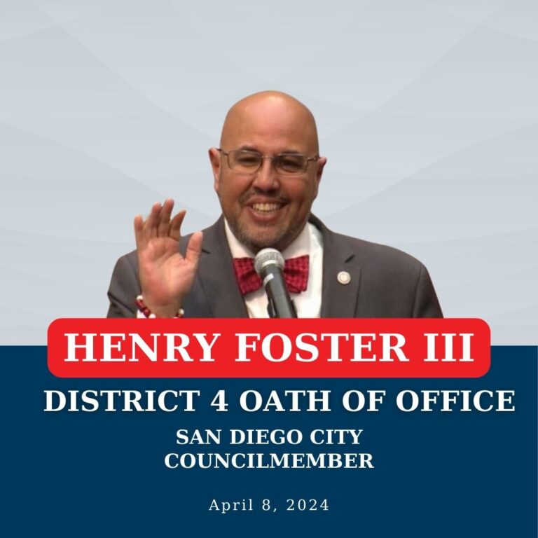Henry Foster III Takes District 4 Council Seat