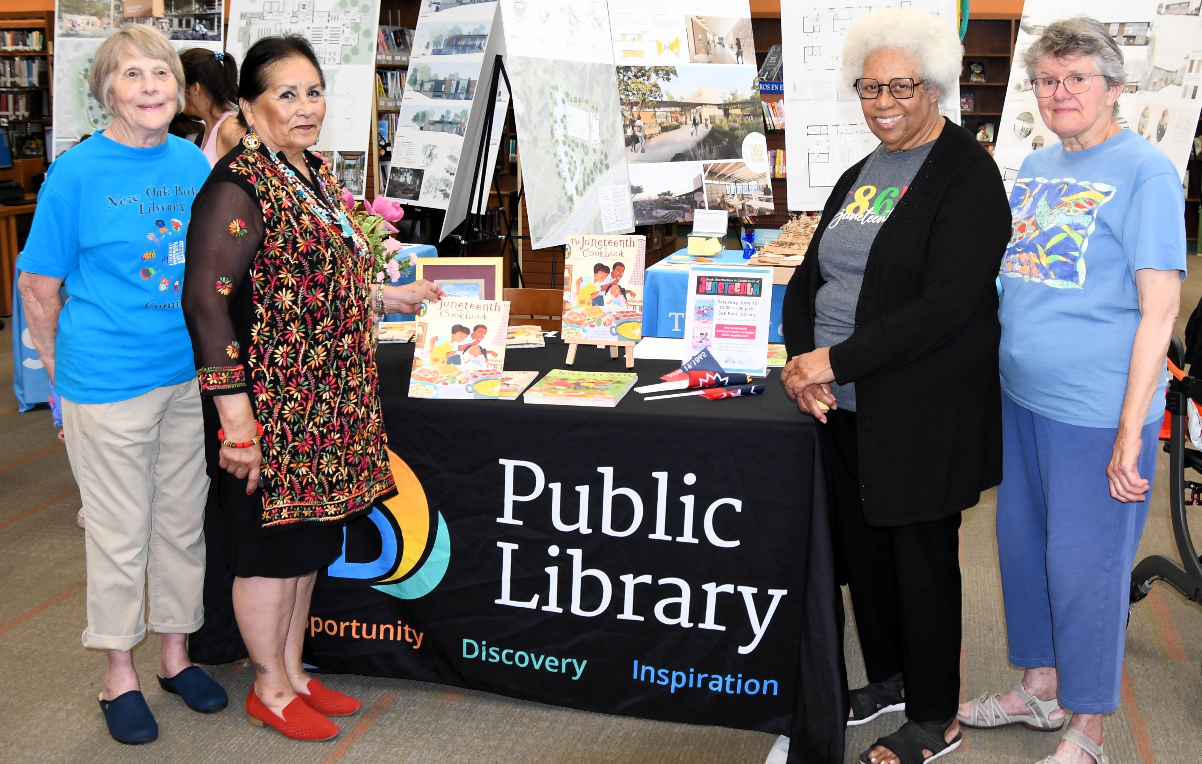 Oak Park Library’s Book Distribution in Celebration of Juneteenth