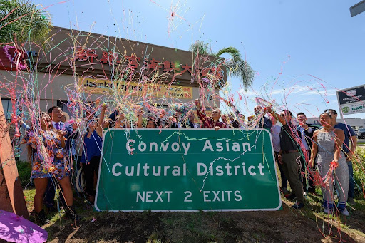 Convoy District Blooms in Adversity, from Past to Present