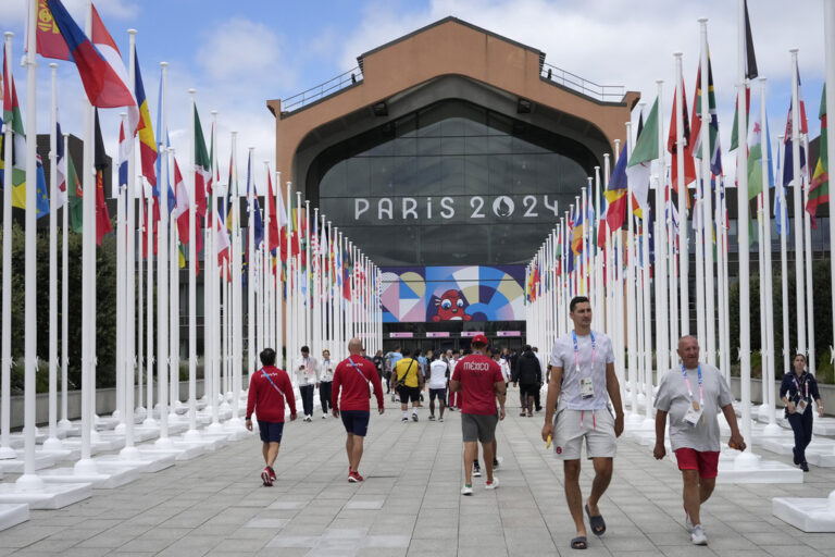 Athletes Enjoying Their First Days at The Giant Olympic Village Ahead of the Paris Games