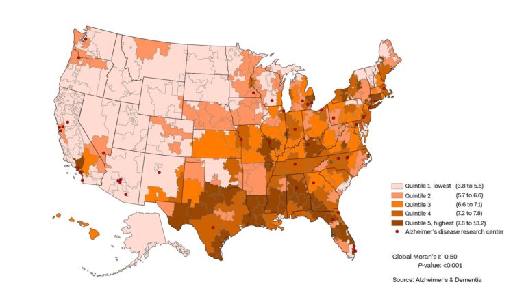 Your ZIP Code May Determine Your Dementia Diagnosis, Study Finds