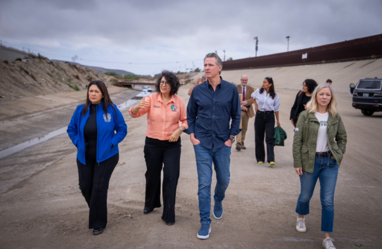 Newsom Pays Visit To San Diego Wastewater Treatment Facilities, Amid Ongoing Sewage Crisis