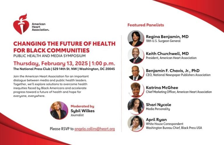 American Heart Association Partners with the Black Press for Groundbreaking Black Health Symposium