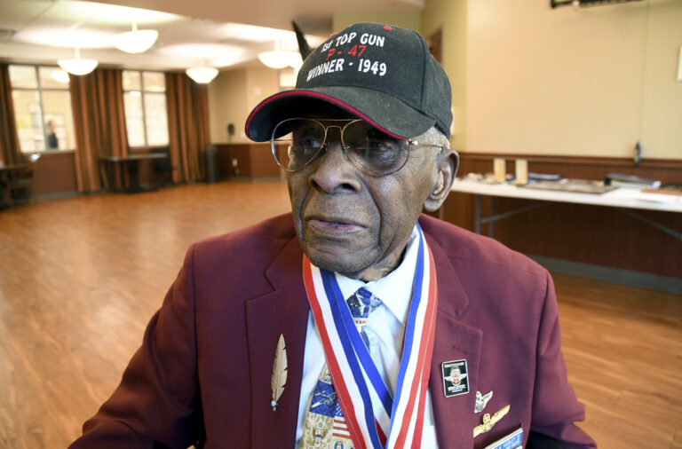 Black man with medals