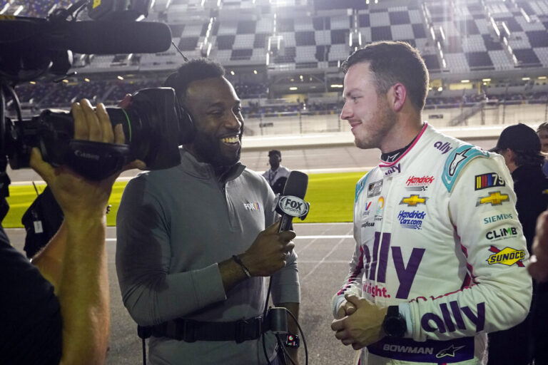 Fox Pit Reporter Sims a Symbol of NASCAR’s Diversity Goals