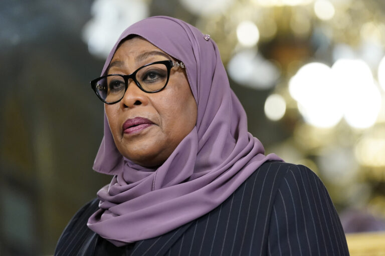 Tanzania’s 1st Female President Praises Political Tolerance