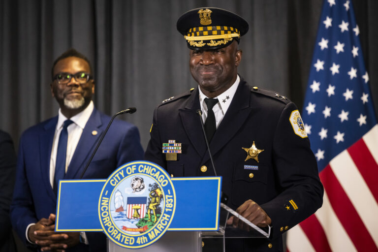 Chicago’s Newly Selected Top Cop Says Reducing Violence, Officers’ Well Being Among Top Priorities