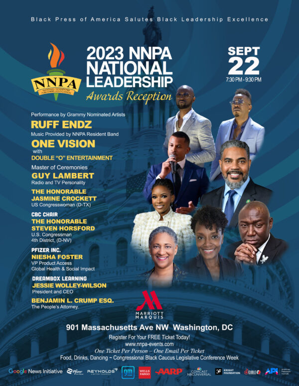 2023 NNPA National Leadership Awards Reception Celebrates Excellence in Black Leadership
