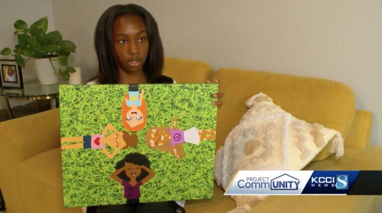 ‘It Just Represents Diversity’: 11-Year-Old Lowan Aims to Inspire Others Through her Art