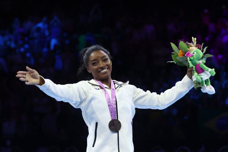 Simone Biles Redefines Image of a Successful Athlete with History-Making Comeback at World Championships