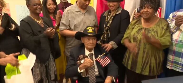 World War II Veteran Taylor Howard Celebrates 105th Birthday